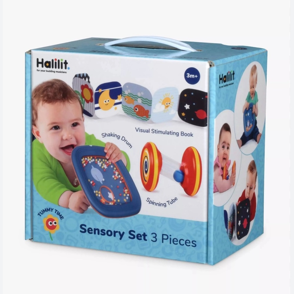 Sensory Set 3 Pieces - Blue and Red